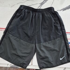 Nike 9" Athletic Shorts, Small Black & Gray